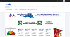 Desktop Screenshot of lakesuperiornews.com